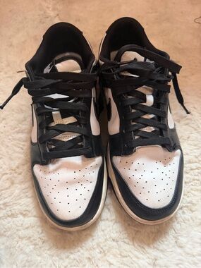 Nike Black and White Low-Top Sneakers